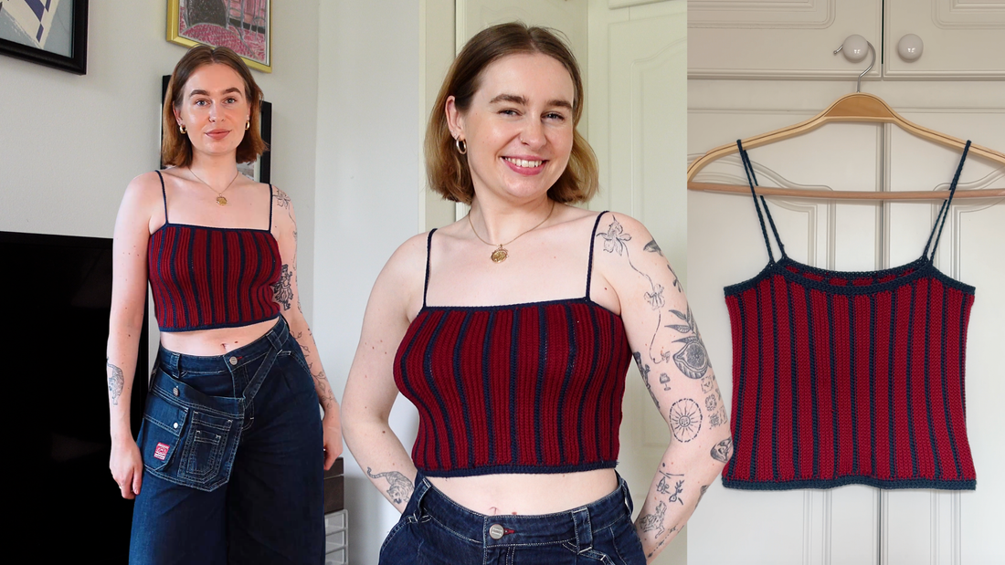 Ribbed Crochet Tank Top