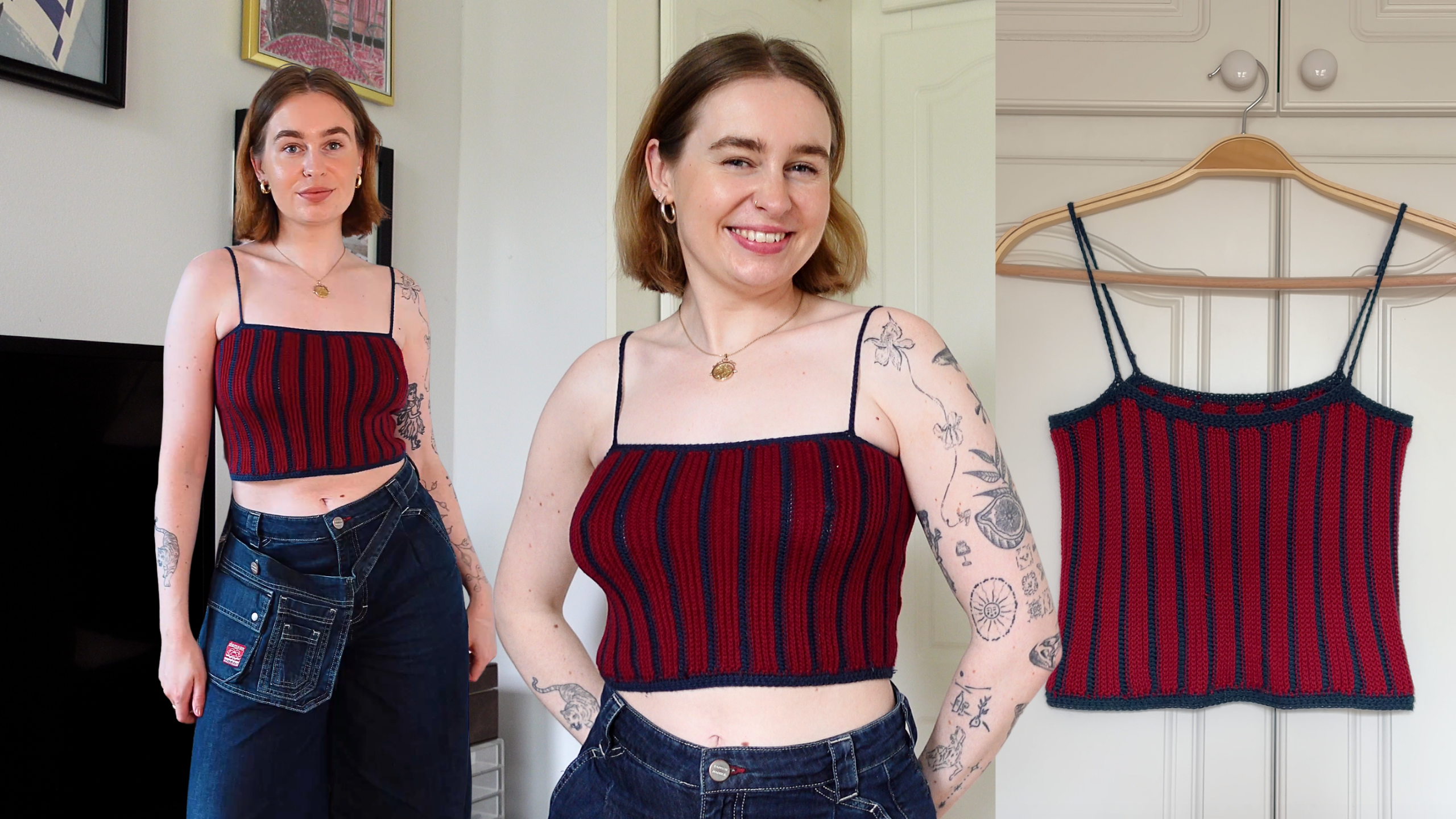Ribbed Crochet Tank Top