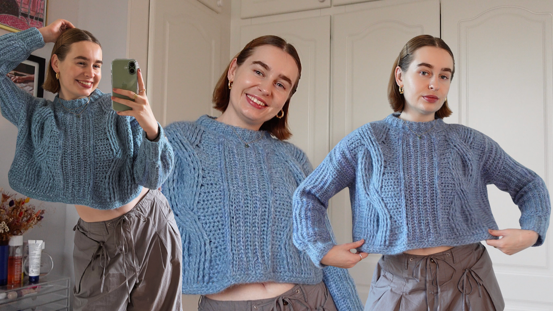 Crochet Cable Jumper Tutorial