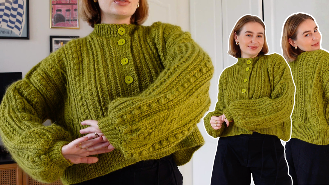 Crochet Cable Cardigan Tutorial