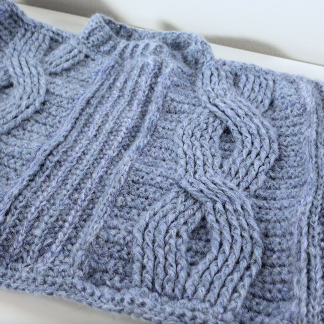 Crochet Cable Jumper Pattern + Tutorial