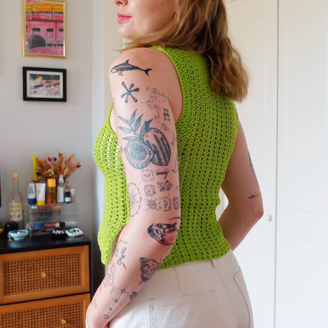 Easy Crochet Tank Top Pattern + Tutorial