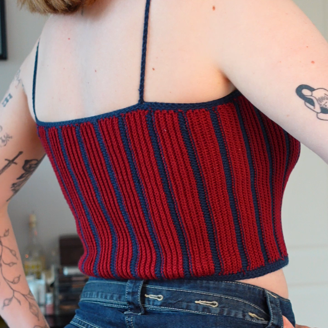Crochet Ribbed Tank Top Pattern + Tutorial
